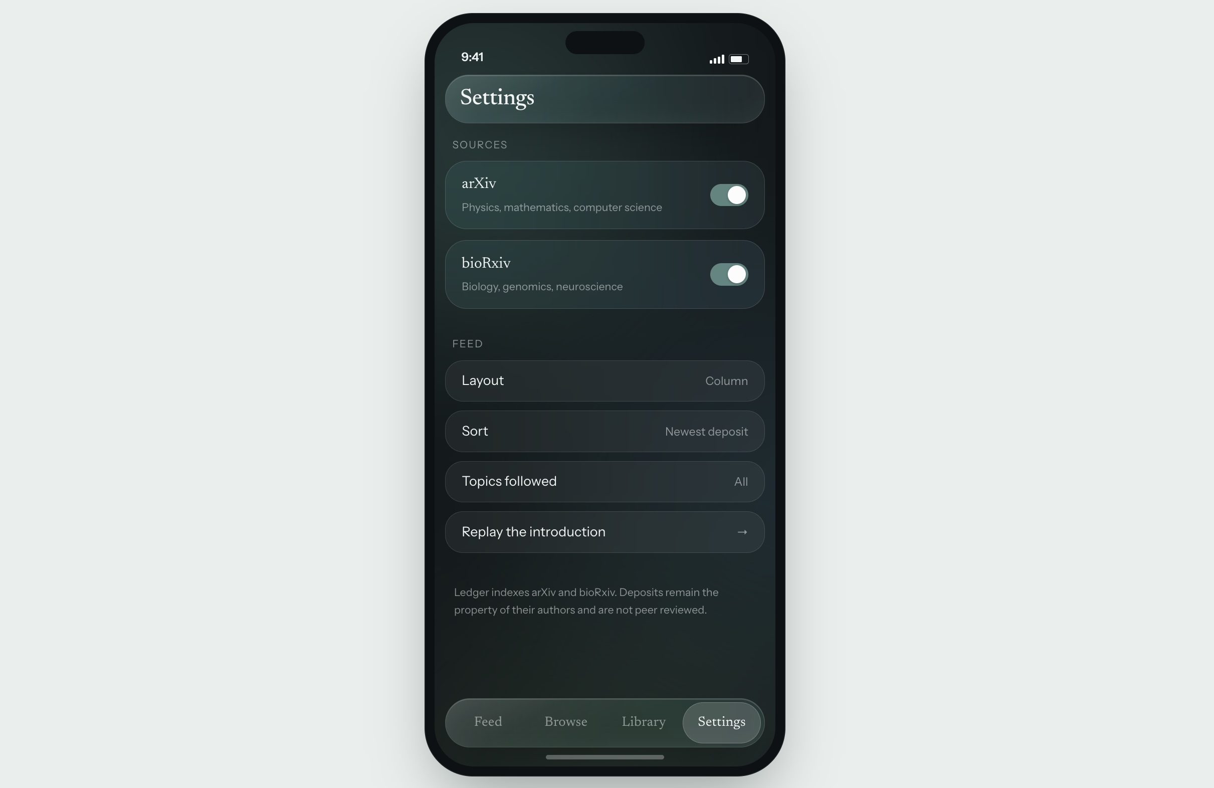 AntiScroll Settings tab in dark mode