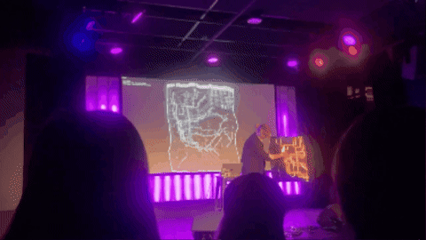 Cartography Division installation at Littlefield, NIME show