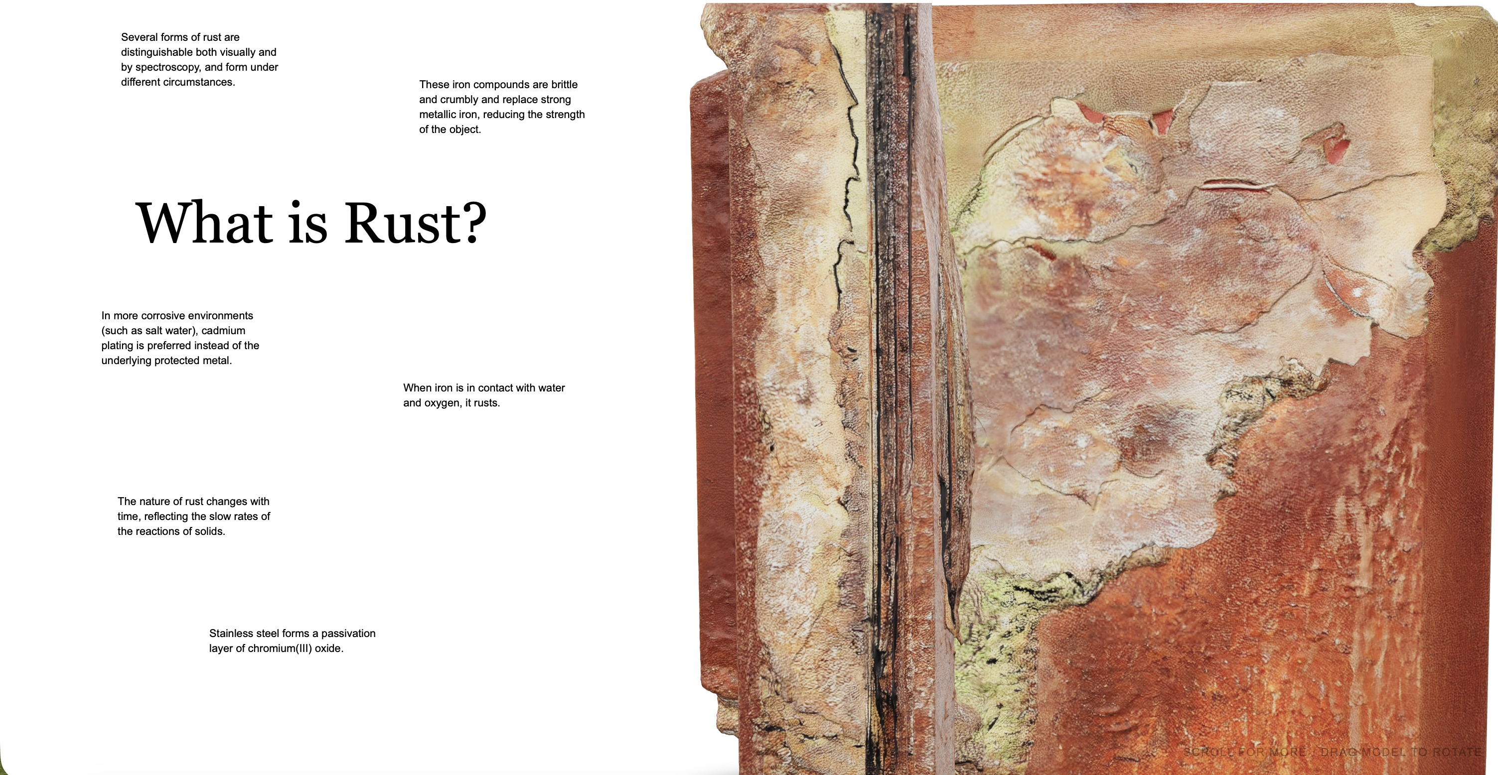 What is Rust — interactive 3D scan, angle one