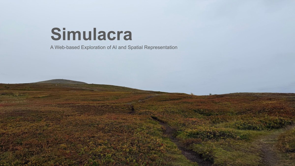Simulacra — a web-based exploration of AI and spatial representation